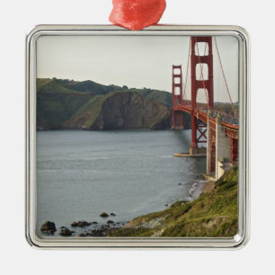 Ornamento De Metal Golden gate bridge com vista a Marin County
