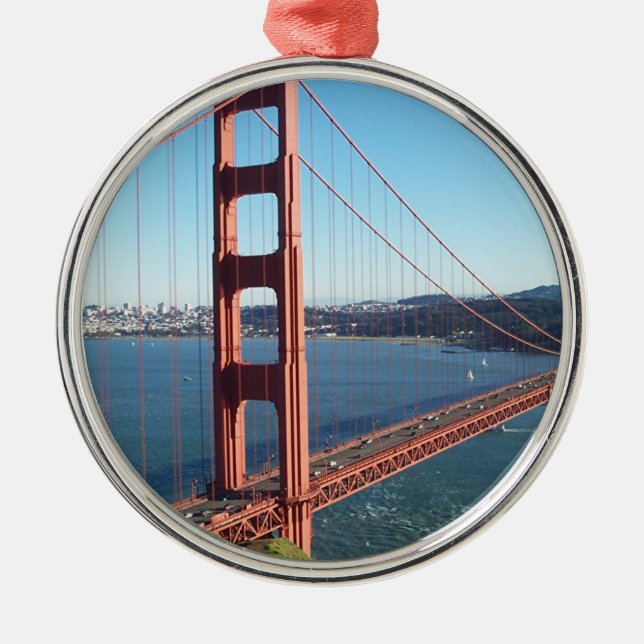 Ornamento De Metal Golden gate bridge, San Francisco (Frente)