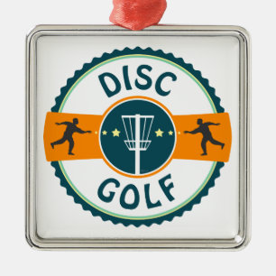 Ornamento De Metal Golf de Disco