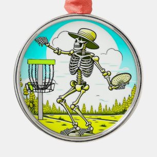 Ornamento De Metal Golf Nunca Muito Antigo para Disco Descamação do