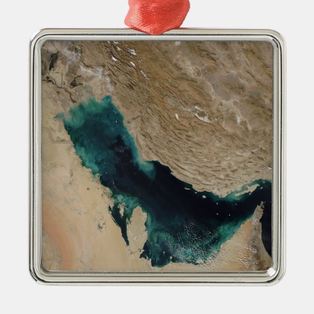 Ornamento De Metal Golfo Pérsico (Frente)