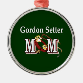 Ornamento De Metal Gordon Setter Mãe Gifts