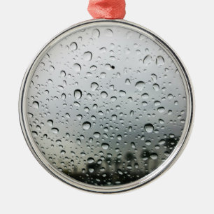 Ornamento De Metal Gotículas de Chuva no Para-brisa na Califórnia
