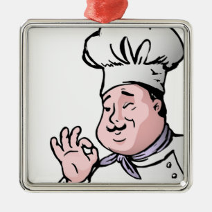 ORNAMENTO DE METAL GOURMET CHEF