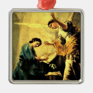 Ornamento De Metal Goya: Anunciação, famosa pintura religiosa