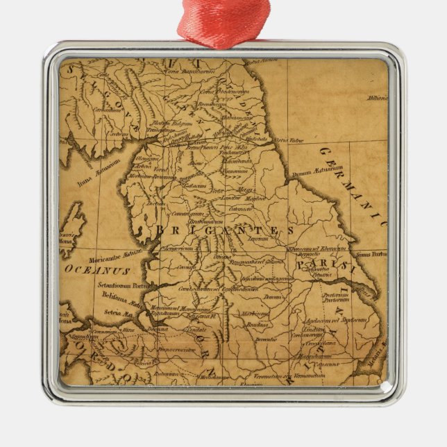 Ornamento De Metal Grâ Bretanha antiga (Frente)