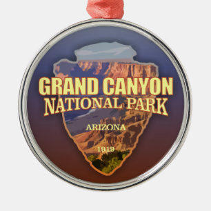 Ornamento De Metal Grand Canyon NP (seta)