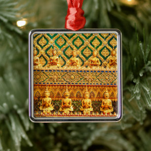 Ornamento De Metal Grand Palace Em Bangkok, Tailândia