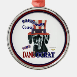 Ornamento De Metal Grande Humor Político Dane