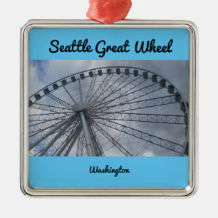 Ornamento De Metal Grande roda Puget Sound Washington de Seattle