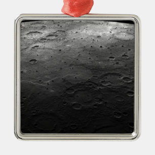 Ornamento De Metal Grandes crateras no planeta Mercury