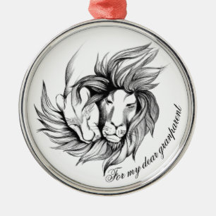 Ornamento De Metal Granparent in love Cerâmica Ornament