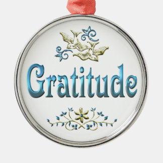ORNAMENTO DE METAL GRATITUDE