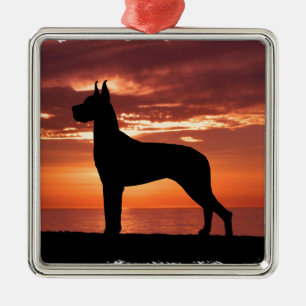 Ornamento De Metal Great dane