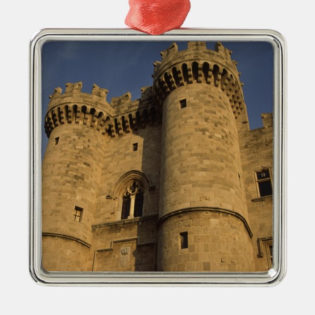 Ornamento De Metal Grécia, cidade de Rhodes. Vista do Palácio do (Frente)