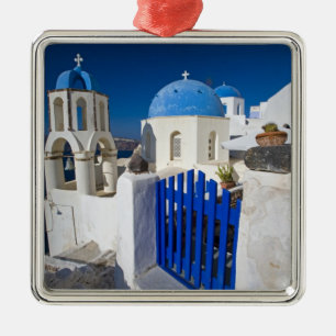 Ornamento De Metal Grécia e ilha grega de Santorini, cidade de Oia 3