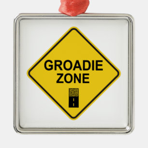 Ornamento De Metal Groadie Zone Gravel Cycling