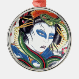 Ornamento De Metal Grotesco e Cobra