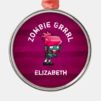Grrl De Zombie De Pedra Bela Personalizado