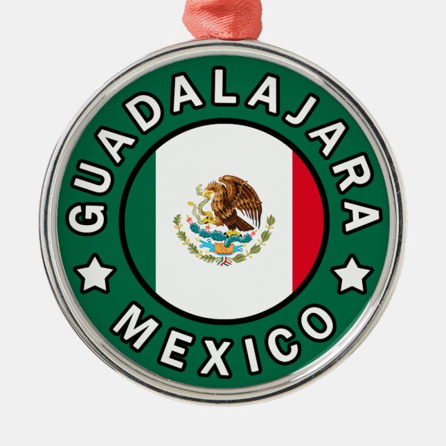 Ornamento De Metal Guadalajara México (Frente)