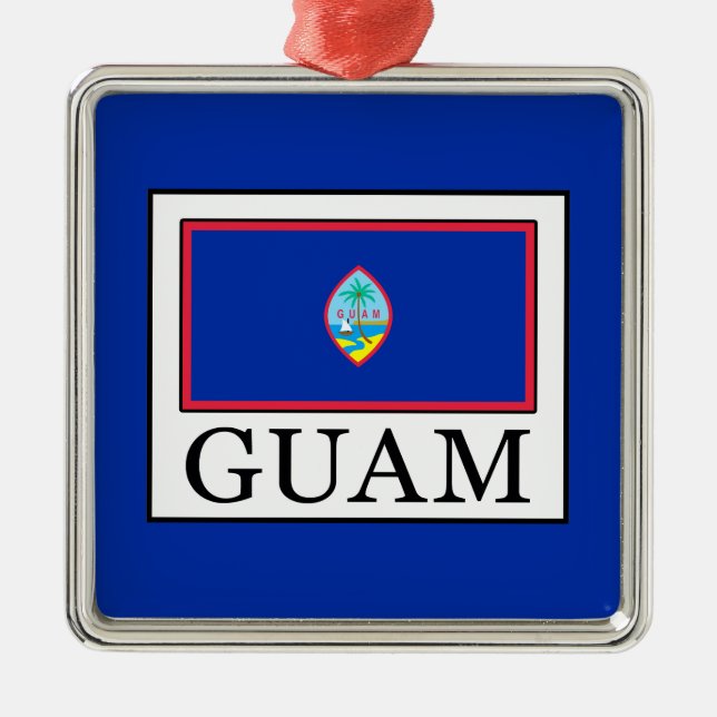 Ornamento De Metal Guam (Frente)