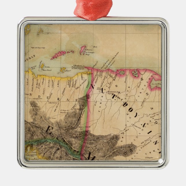 Ornamento De Metal Guatemala 72 (Frente)