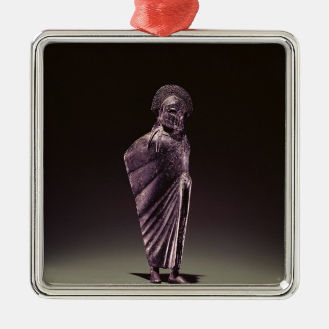 Ornamento De Metal Guerreiro espartano (Frente)