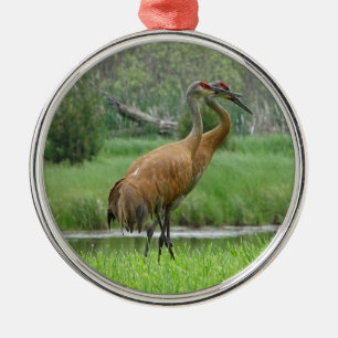 Ornamento De Metal Guindastes de Sandhill