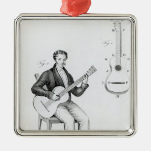 Ornamento De Metal Guitarra