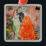 Ornamento De Metal Gustav Klimt - Mulheres Amigas<br><div class="desc">Mulheres Amigas - Gustav Klimt,  Petróleo na Canvas,  1916-17 (destruído em 1945)</div>