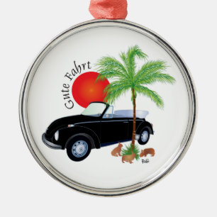 Ornamento De Metal Gute Fahrt Ornament