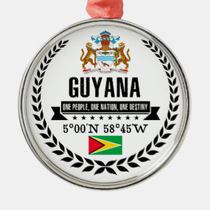 Ornamento De Metal Guyana