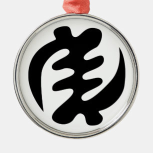 Ornamento De Metal Gye Nyame  Deus é o símbolo de Adinkra supremo