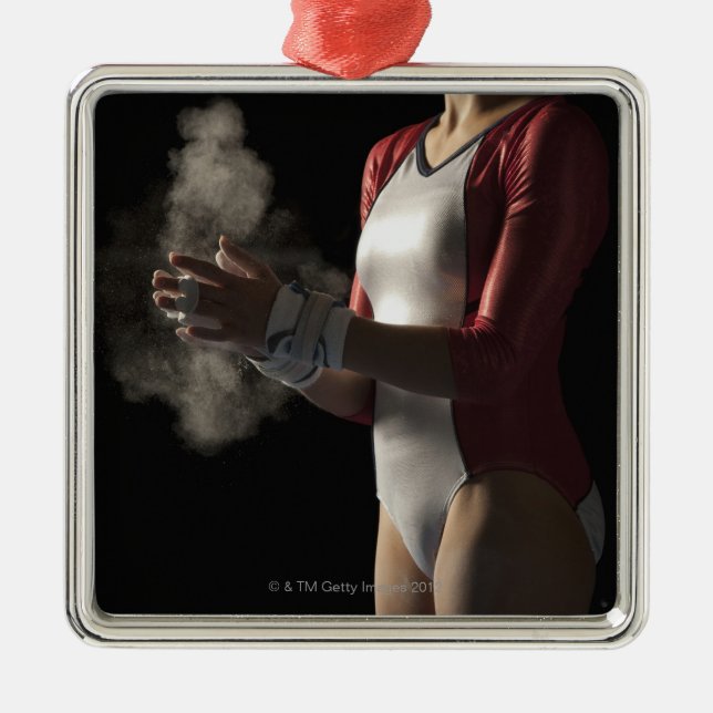 Ornamento De Metal Gymnast 3 (Frente)