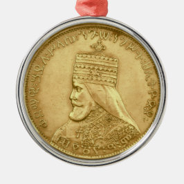 Ornamento De Metal Haile Selassie Jah Rastafari Rasta Fotoskulptur