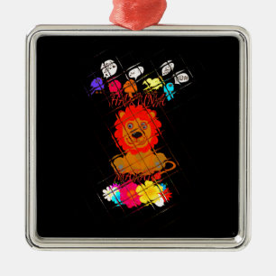 Ornamento De Metal Hakuna Matata, fofo bebê design