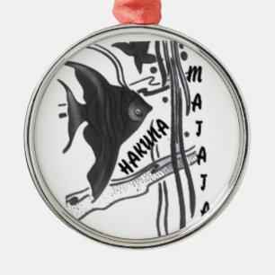 Ornamento De Metal Hakuna Matata Peixe Grande.png