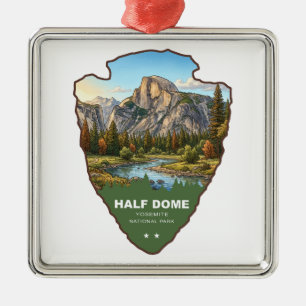 Ornamento De Metal Half Dome Parque Nacional de Yosemite Arrowhead