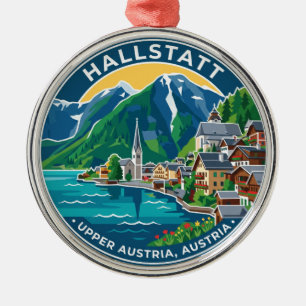 Ornamento De Metal Hallstatt Áustria