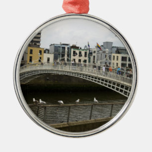 Ornamento De Metal Hapenny Bridge Dublin