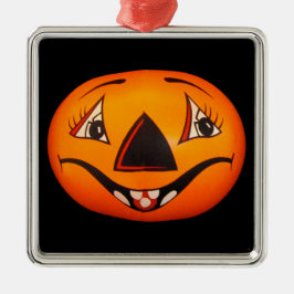 Ornamento De Metal Happy Jack O’ Lanterna Halloween