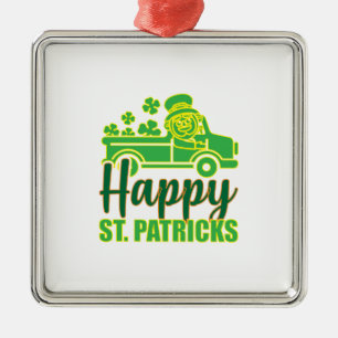 Ornamento De Metal Happy ST Patricks