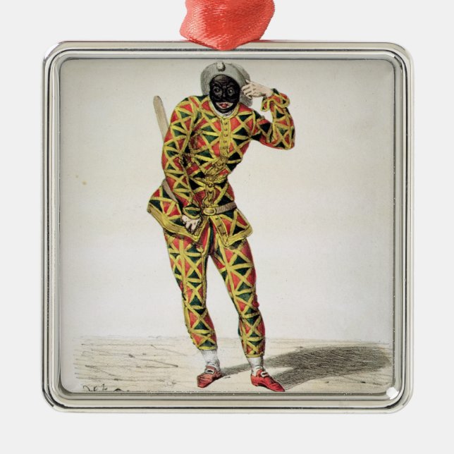 Ornamento De Metal Harlequin (Frente)
