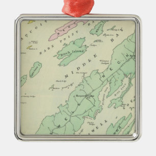 Ornamento De Metal Harpswell, ilhas adjacentes