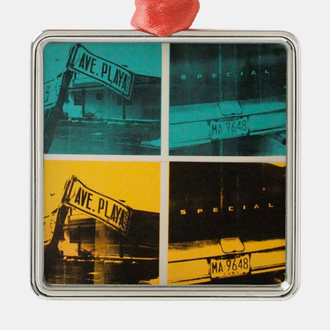 Ornamento De Metal Havana 2 (Frente)