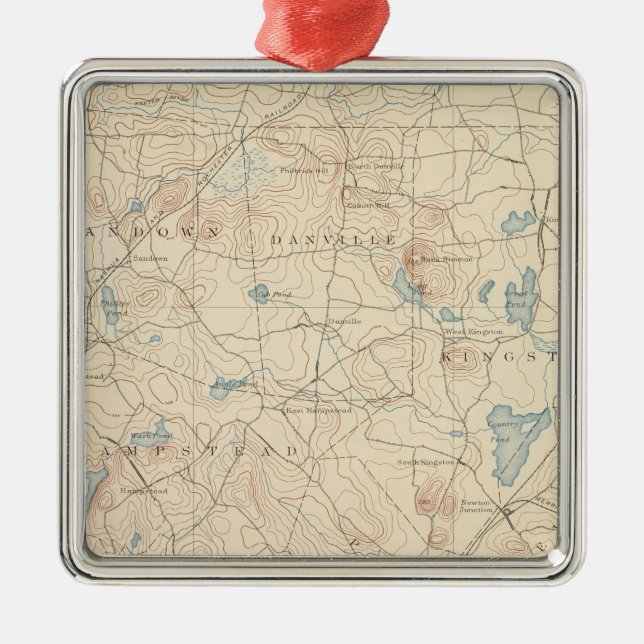 Ornamento De Metal Haverhill, Massachusetts (Frente)