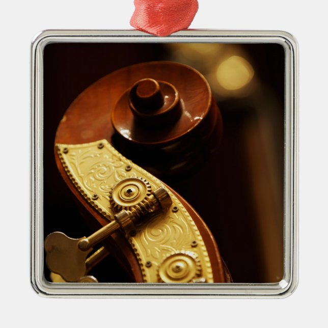 Ornamento De Metal Headstock 2 do contrabaixo (Frente)