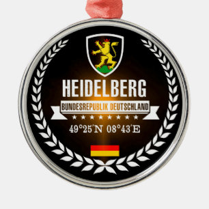 Ornamento De Metal Heidelberg