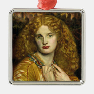 Ornamento De Metal Helen of Troy (por Dante Gabriel Rossetti)