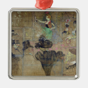 Ornamento De Metal Henri de Toulouse-Lautrec que dançam no